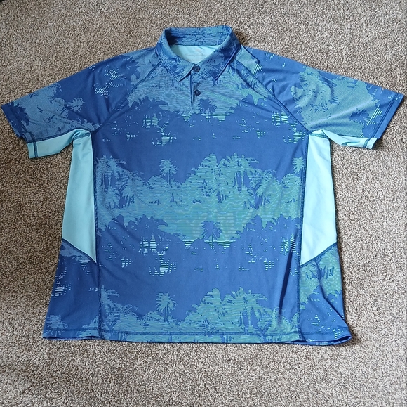 Tommy Bahama Island Active Polo Shirt Men's Size Large - Picture 1 of 6